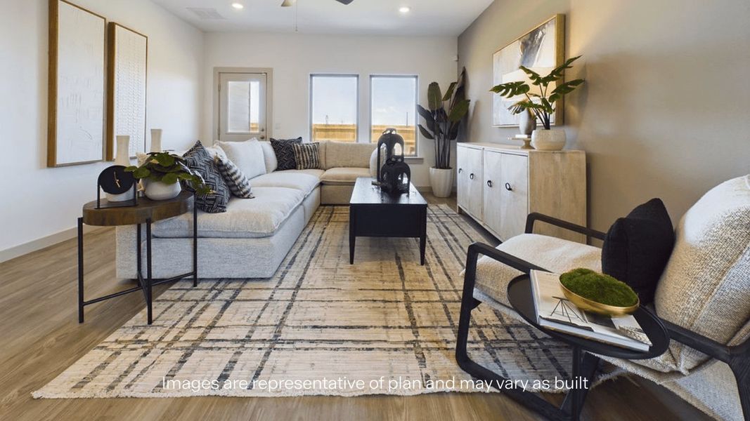 Furnished interior view inside a new home in Overlook West, Wolfforth (Image 8). Furnished interior view inside a new home in Overlook West, Wolfforth (Image 8).