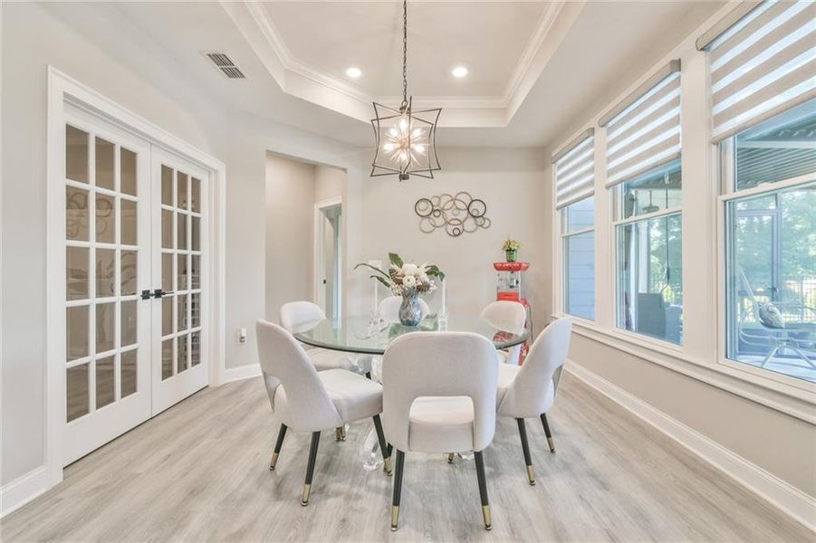 Furnished interior view inside a new home in , Dacula (Image 9).
