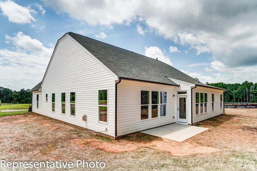 Exterior details and patio area of a home in Robinson Oaks, Gastonia (Image 2). Exterior details and patio area of a home in Robinson Oaks, Gastonia (Image 2).