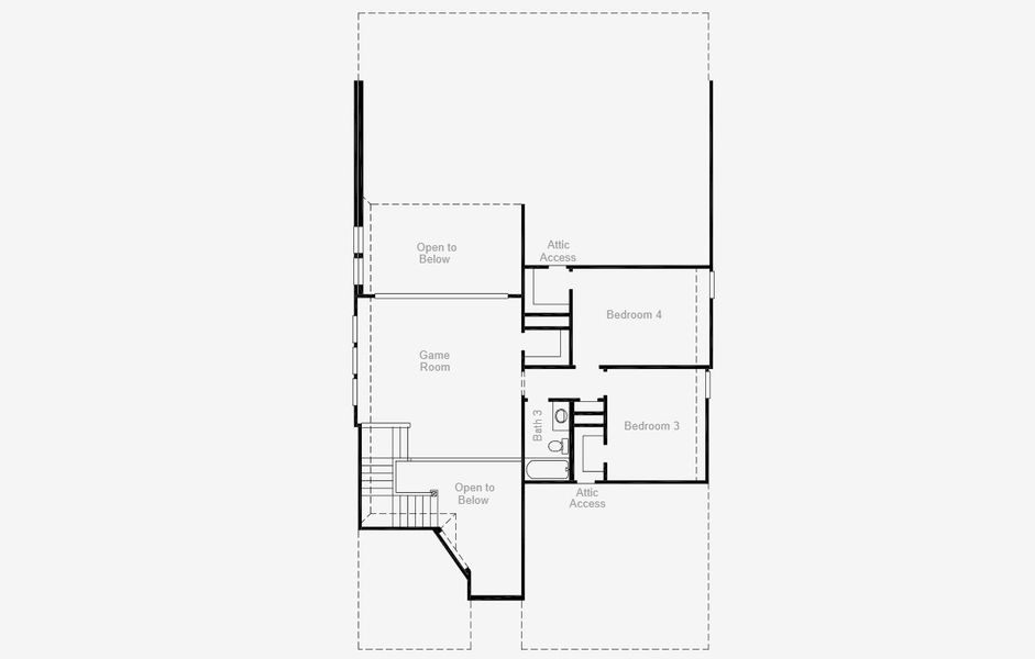 2D floor plan layout for the Easton by Coventry Homes in Trinity Falls 50', McKinney, TX (Image 26). 2D floor plan layout for the Easton by Coventry Homes in Trinity Falls 50', McKinney, TX (Image 26).