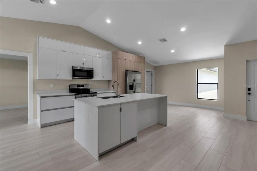 Furnished interior view inside a new home in , Punta Gorda (Image 13).