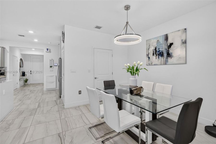 Furnished interior view inside a new home in , Pembroke Pines (Image 34).