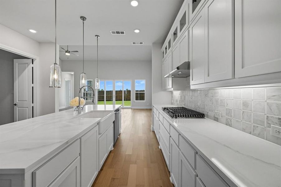 Furnished interior view inside a new home in Trinity Falls, McKinney (Image 19). Furnished interior view inside a new home in Trinity Falls, McKinney (Image 19).