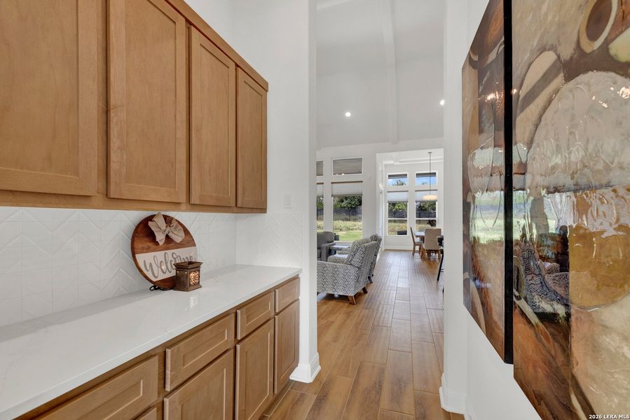 Furnished interior view inside a new home in Waldsanger, New Braunfels (Image 35).