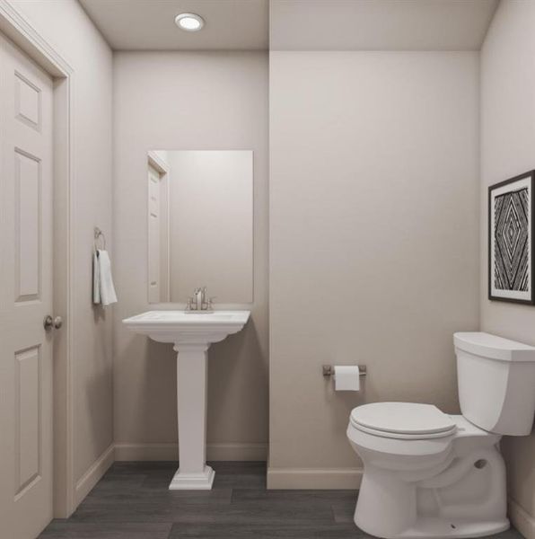 This is a builder's rendering, not an actual photo. Actual photos will come once the construction begins.