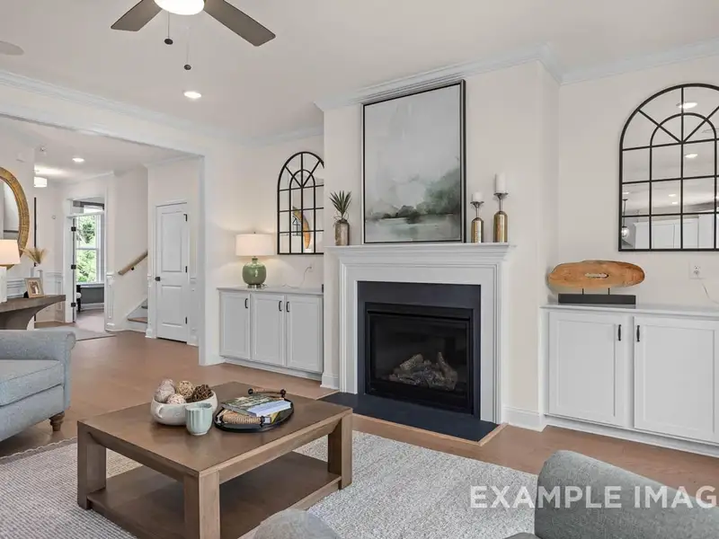 Furnished interior view inside a new home in Addison West, Holly Springs (Image 4).