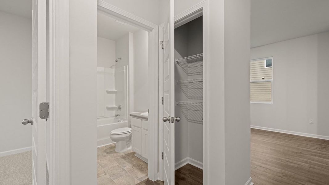 Spacious, unfurnished interior of a new home in Estates at Deer Hollow, Grovetown (Image 23). Spacious, unfurnished interior of a new home in Estates at Deer Hollow, Grovetown (Image 23).