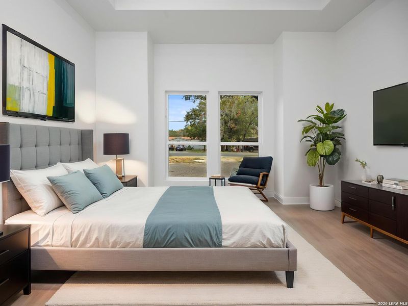 Furnished interior view inside a new home in , Elmendorf (Image 29).