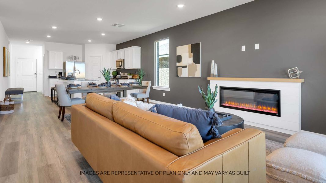Furnished interior view inside a new home in Overlook West, Wolfforth (Image 10).