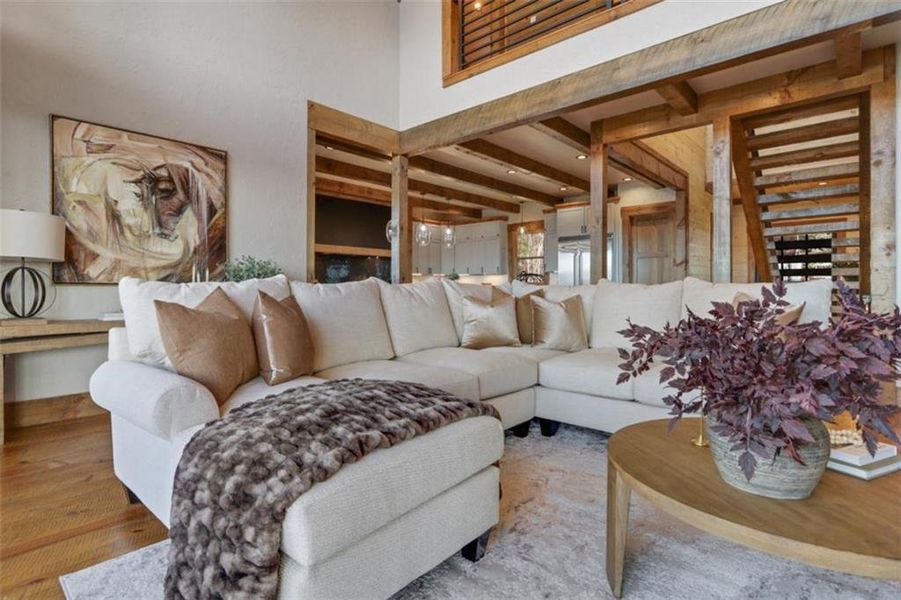 Furnished interior view inside a new home in , Mineral Bluff (Image 8). Furnished interior view inside a new home in , Mineral Bluff (Image 8).