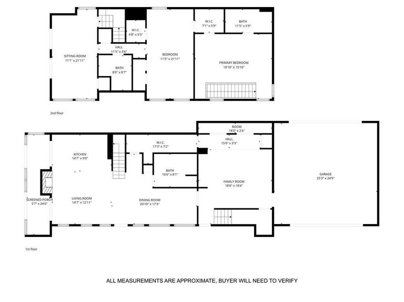 2D floor plan layout of this home in , Whitney, TX (Image 3).