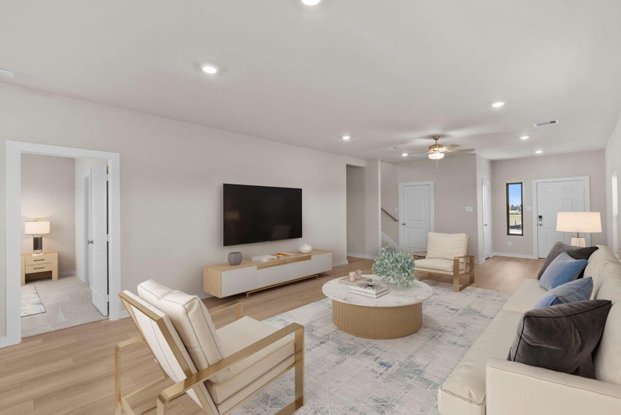 Furnished interior view inside a new home in Creekhaven, Rosharon (Image 9).