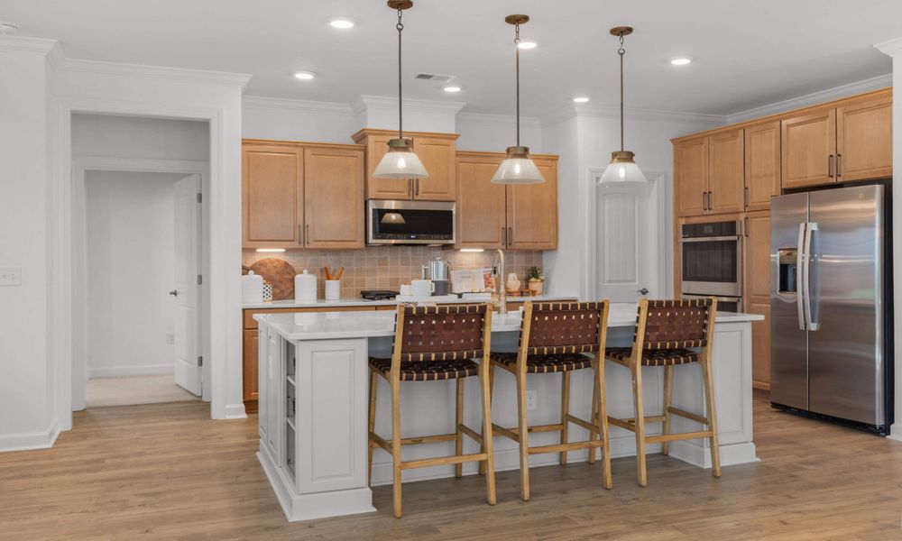 Furnished interior view inside a new home in Bridgewater - Shorehaven Village, Little River (Image 5).