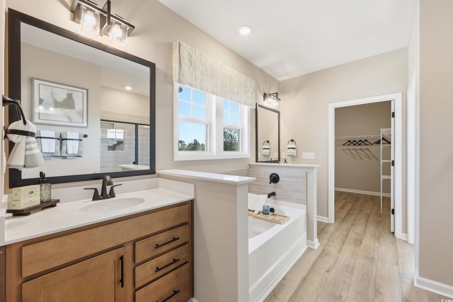 Furnished interior view inside a new home in Westwood Reserve, Conway (Image 16). Furnished interior view inside a new home in Westwood Reserve, Conway (Image 16).
