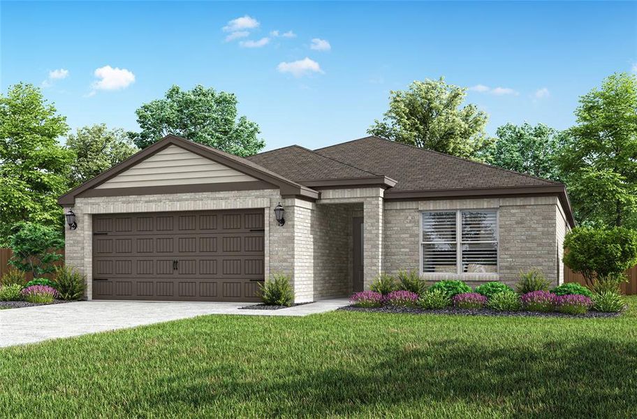 This is an example of the Ashton floorplan to be built at 13424 Stage Coach Lane. Estimated completion October 2025. Interior finishes may differ from those shown in photos.