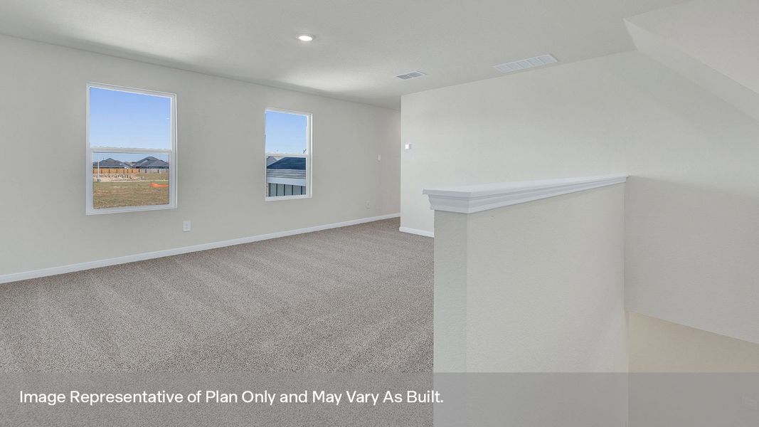 Representative unfurnished interior of a home built from the The Mitchell by D.R. Horton in Paramount, Kyle (Image 28). Representative unfurnished interior of a home built from the The Mitchell by D.R. Horton in Paramount, Kyle (Image 28).