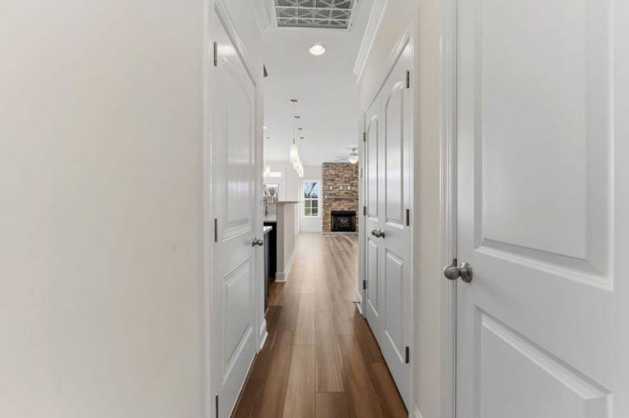 Representative unfurnished interior of a home built from the Cayman by Keystone Homes NC in Weybridge, Burlington (Image 28). Representative unfurnished interior of a home built from the Cayman by Keystone Homes NC in Weybridge, Burlington (Image 28).