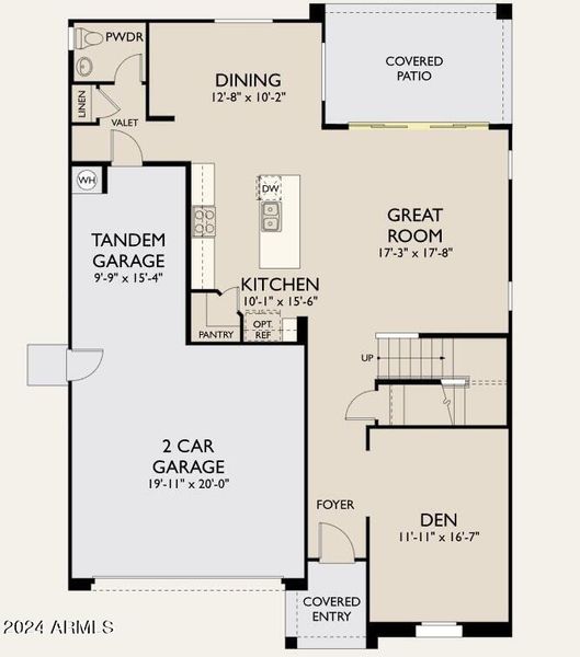 Lot 292 Daisy Floorplan 1st floor