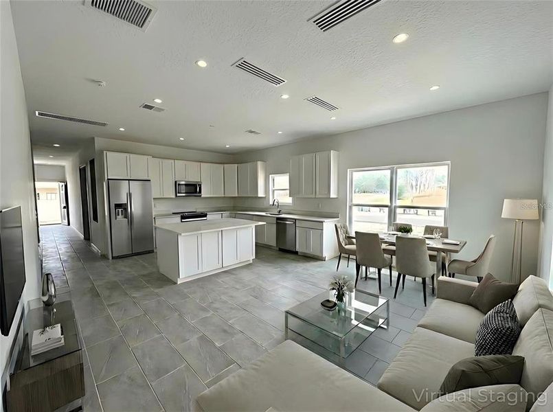 Furnished interior view inside a new home in , Sanford (Image 3). Furnished interior view inside a new home in , Sanford (Image 3).