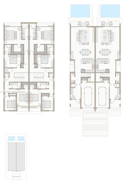 2D floor plan layout of this home in , Miami, FL (Image 5).