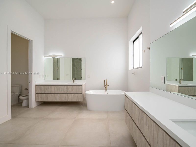 Furnished interior view inside a new home in , Miami (Image 4).