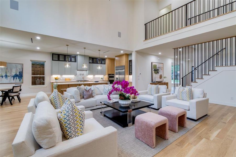 Furnished interior view inside a new home in , Dallas (Image 19).