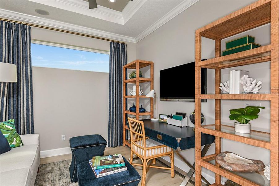 Furnished interior view inside a new home in Esplanade at Azario Lakewood Ranch, Bradenton (Image 10).