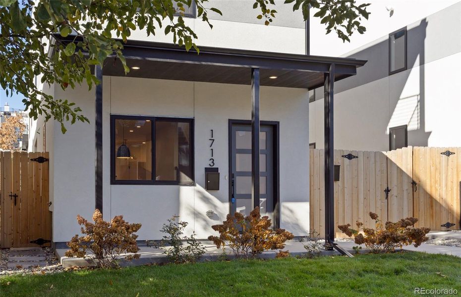Exterior details and patio area of a home in , Denver (Image 18). Exterior details and patio area of a home in , Denver (Image 18).