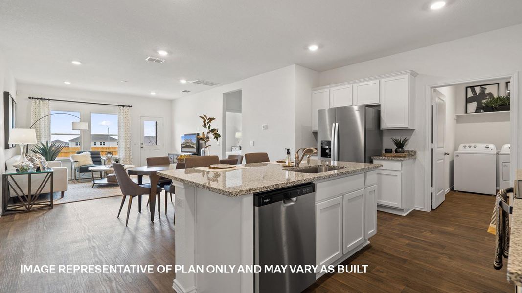 Furnished interior view inside a new home in Palomino, Manor (Image 12).