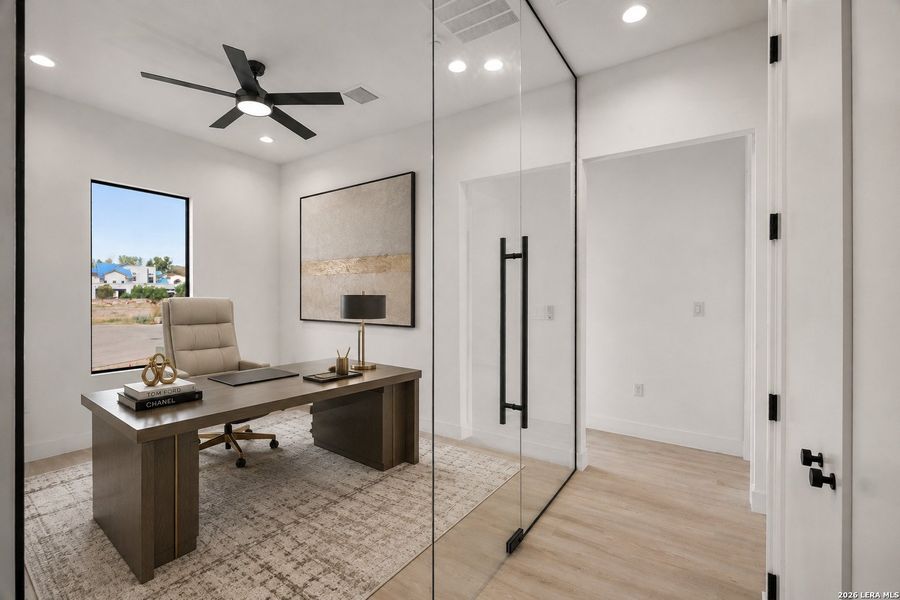 Furnished interior view inside a new home in , El Paso (Image 33).
