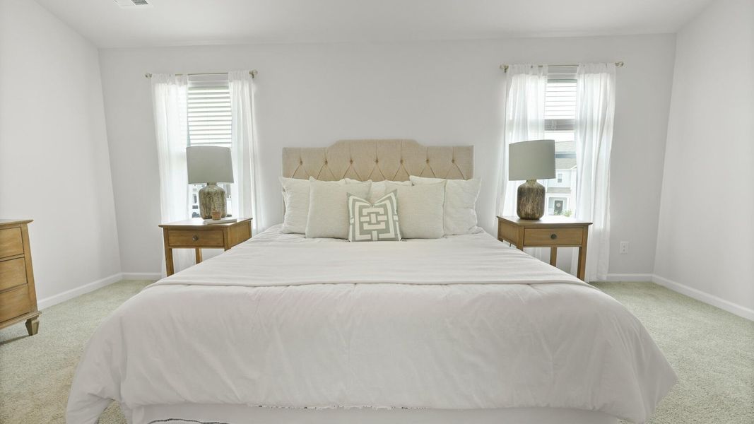 Furnished interior view inside a new home in Carolina Groves, Moncks Corner (Image 6). Furnished interior view inside a new home in Carolina Groves, Moncks Corner (Image 6).