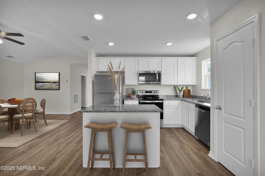 Furnished interior view inside a new home in Whisper Ridge, Hilliard (Image 4).