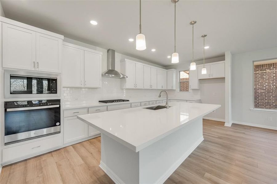 Furnished interior view inside a new home in Valencia On The Lake, Little Elm (Image 7).