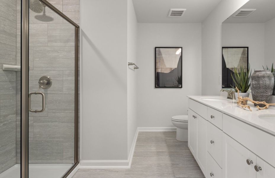 Furnished interior view inside a new home in Poets Walk, Whitsett (Image 8).