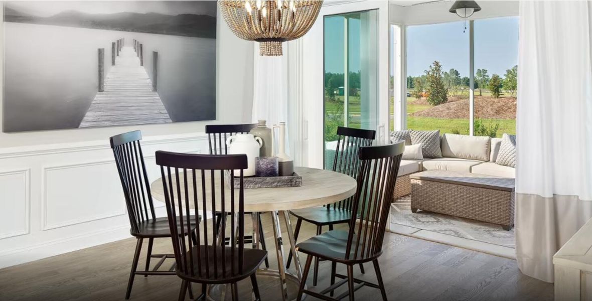 Furnished interior view inside a new home in Sea Island Preserve, Johns Island (Image 10).