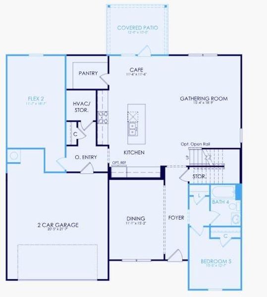 2D floor plan layout of this home in Hamilton Place, Cartersville, GA (Image 3). 2D floor plan layout of this home in Hamilton Place, Cartersville, GA (Image 3).