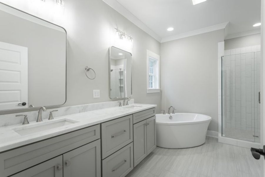Representative furnished interior of a home built from the Farmview by Riverstone Construction, LLC in Jasper Highlands, Guild (Image 10).