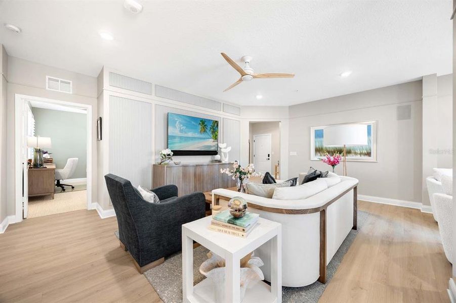 Furnished interior view inside a new home in Gatherings® of Lake Nona, Orlando (Image 13).