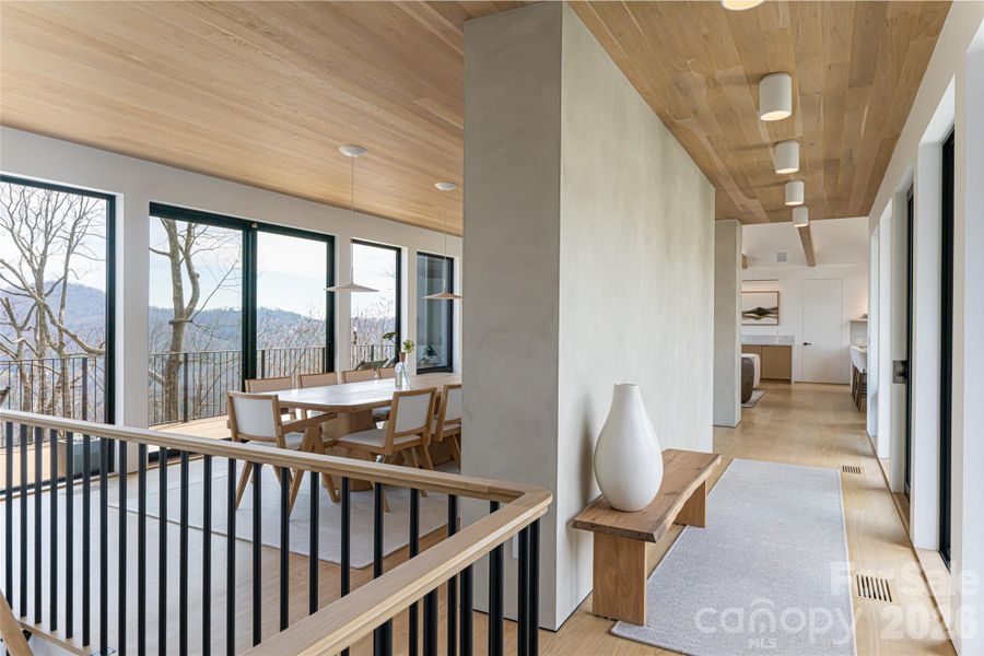 Exterior details and patio area of a home in , Asheville (Image 25).