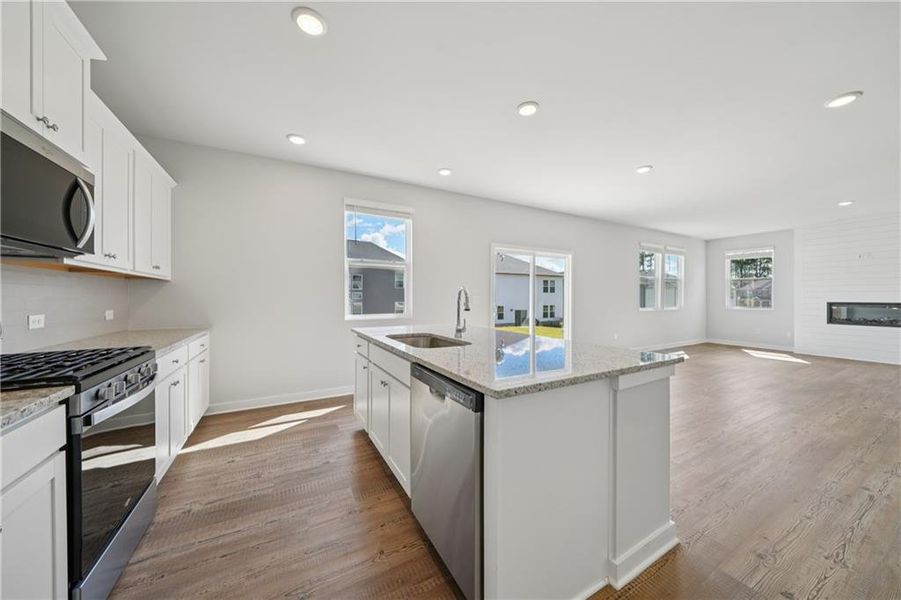 Furnished interior view inside a new home in Dove Lake, Grayson (Image 4).