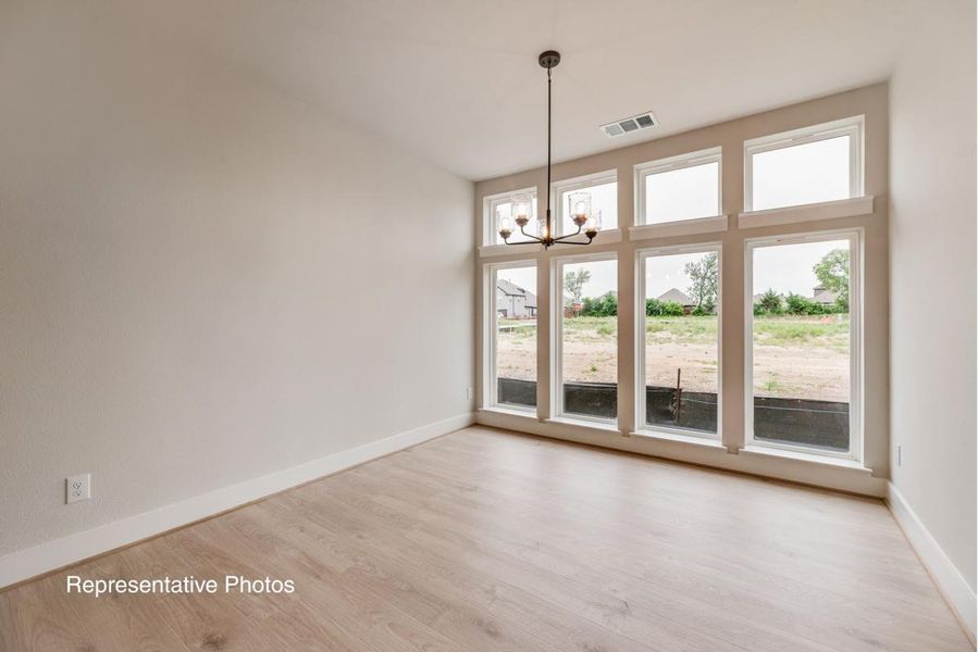 Representative unfurnished interior of a home built from the Grandview by Grand Homes in Grand Estates of Anna, Anna (Image 15).