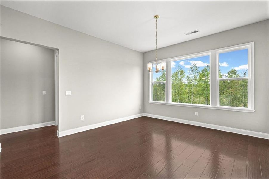 Spacious, unfurnished interior of a new home in Twin Lakes, Hoschton (Image 15). Spacious, unfurnished interior of a new home in Twin Lakes, Hoschton (Image 15).