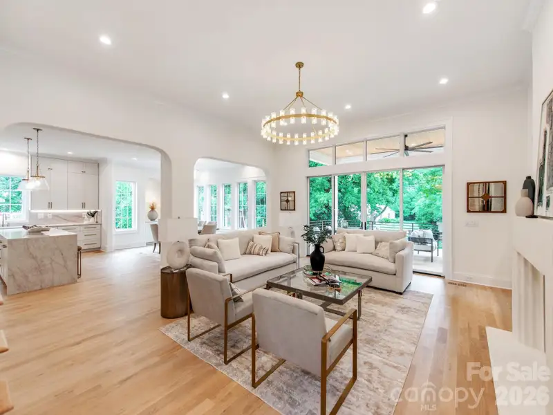 Furnished interior view inside a new home in , Charlotte (Image 4).