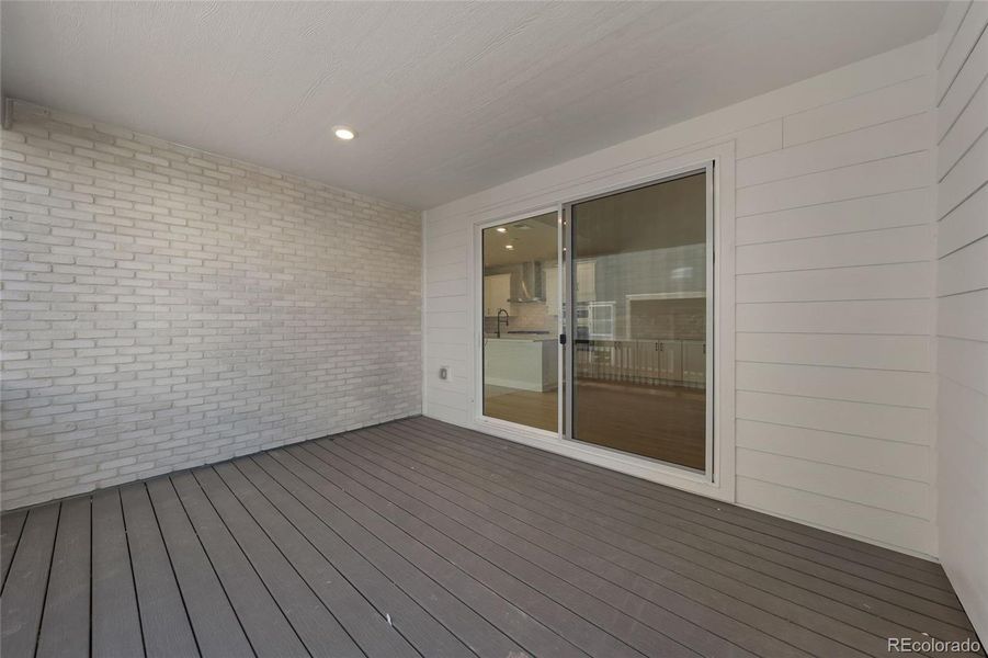 Exterior details and patio area of a home in , Littleton (Image 3).