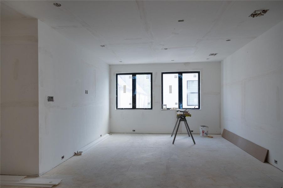 Second-floor Family Room on Unit B/C.