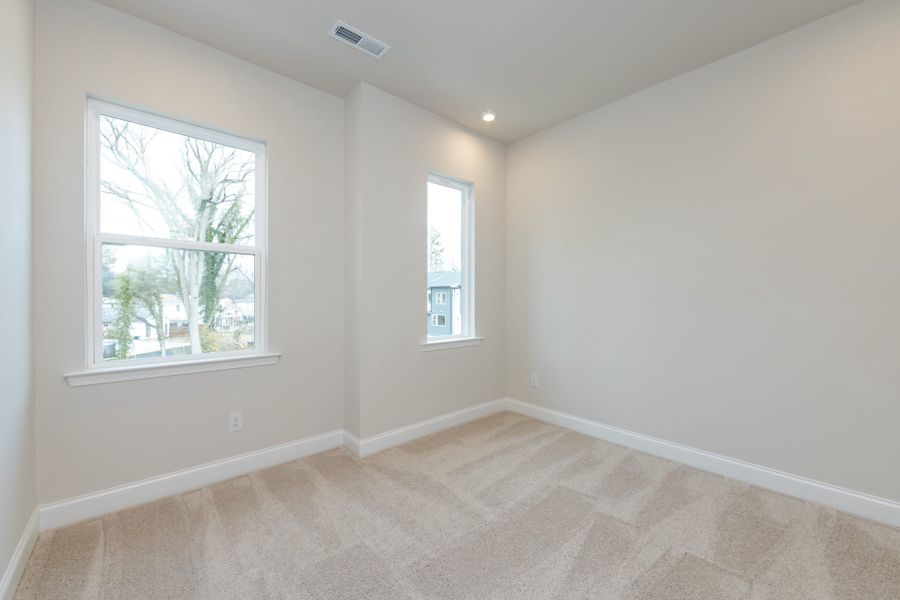 Spacious, unfurnished interior of a new home in Archer Row, Charlotte (Image 44). Spacious, unfurnished interior of a new home in Archer Row, Charlotte (Image 44).