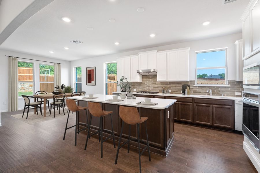 Representative furnished interior of a home built from the Stockdale by Beazer Homes in Enclave at Legacy Hills: Overlook 60', Celina (Image 5).