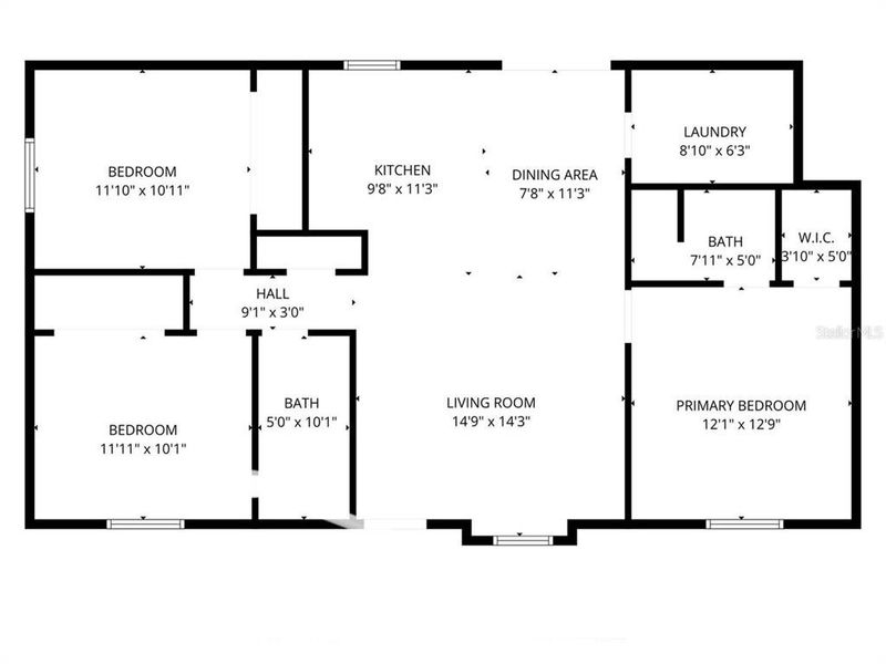 2D floor plan layout of this home in , Punta Gorda, FL (Image 4).