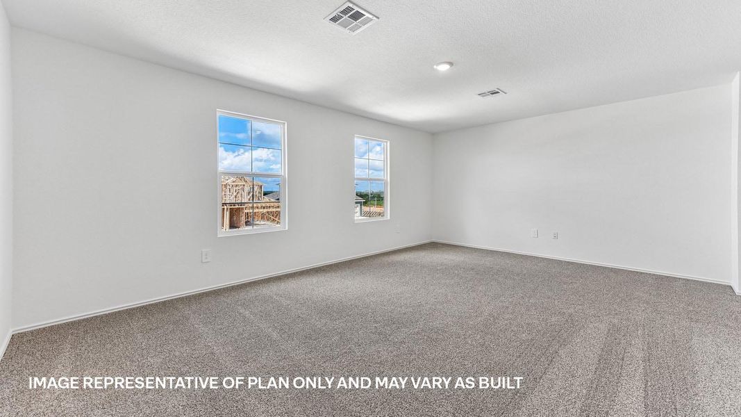 Representative unfurnished interior of a home built from the The Ozark by D.R. Horton in Durango, Mustang Ridge (Image 46).