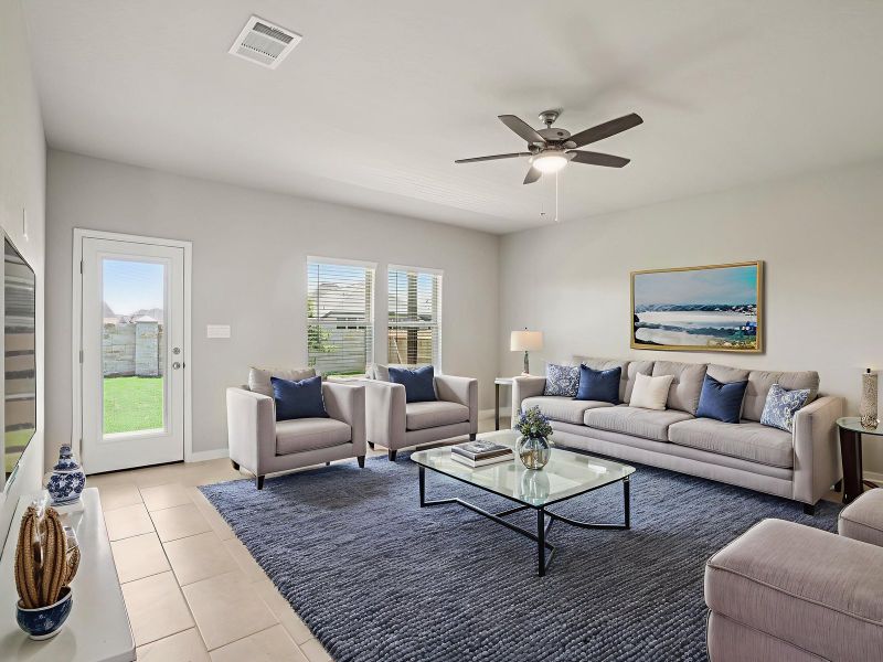 Furnished interior view inside a new home in Lark Canyon, New Braunfels (Image 4).